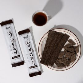 [NATURE SHARE] Pu'er Tea Chewy snack 1 Bag (2pcs)-Korean Old-fashioned Snacks, Diet Snacks, Traditional Snacks, Konjac, Desserts-Made in Korea